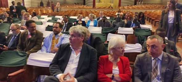 ዲፕሎማቶች፣ የጥበብ ባለሙያዎች እና ልዩ እንግዶች